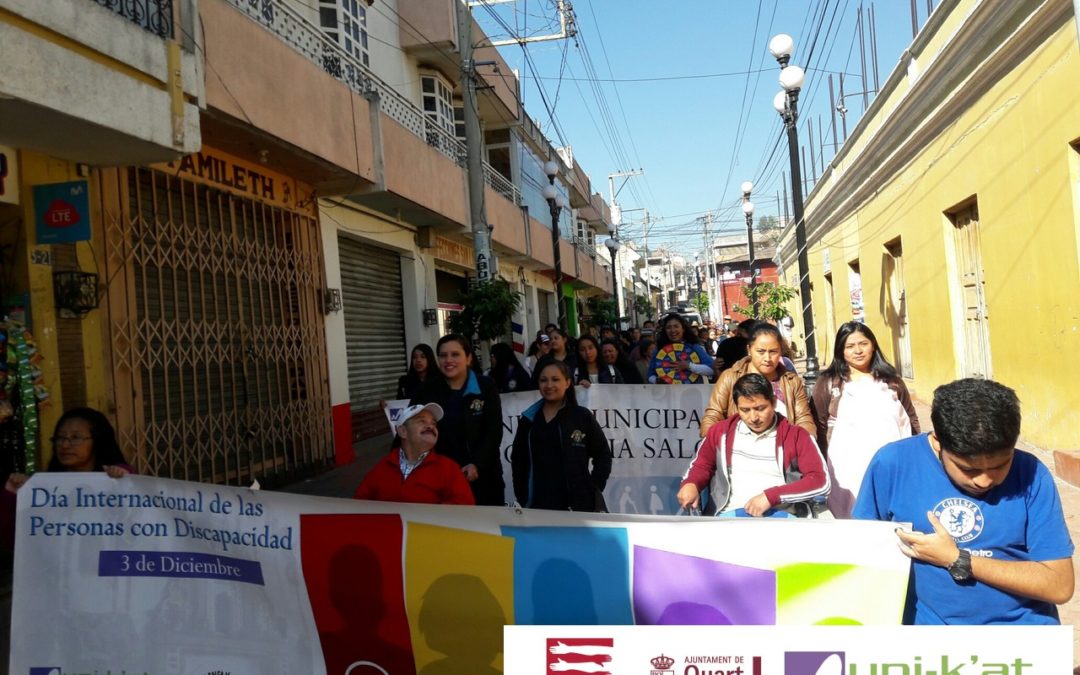 Actividades  de ocio realizadas en el marco del día internacional de las personas con  discapacidad  en  el Municipio de Salcajá.